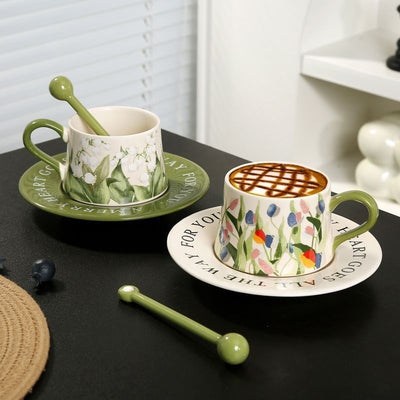 Vintage Lily of the Valley Coffee Cup & Saucer Set